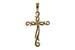 A034-04045: CROSS PENDANT .01 BR