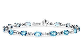 A301-27645: BRACELET 7.80 SWISS BLUE TOPAZ 7.96 TGW