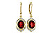 A302-18572: EARRING 3.06 GARNET 3.25 TGW