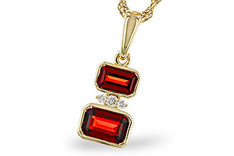 A302-20427: NECK .98 TW GARNET 1.01 TGW