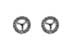 B027-72254: SEMI DIA EARR .12 TW (HOLDS .25 EACH)