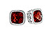 B300-36818: EARR 2.50 TW GARNET