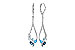 B300-40427: EARR 1.08 BLUE TOPAZ 1.35 TGW