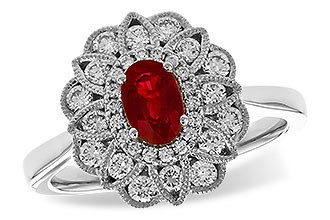 B301-34945: LDS RG .55 TW RUBY 1.07 TGW (6x4MM RUBY)