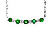 B301-34954: NECK .43 TW EMERALD .55 TGW