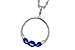 B302-20390: NECKLACE .81 SAPP .91 TGW