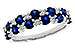 B302-22190: LDS WED RG 1.28 SAPPHIRE 1.47 TGW