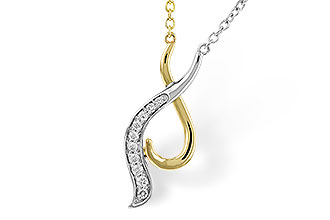 B302-23154: NECKLACE .10 TW (18")