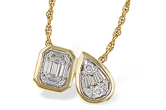 B302-25881: NECKLACE .17 BAG .25 TW