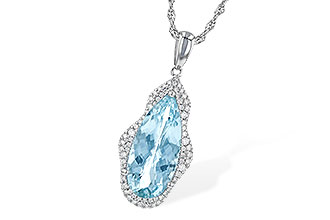 C217-69490: NECK 3.97 AQUAMARINE 4.20 TGW
