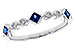 C302-23099: LDS WED RG .25 SAPPHIRE .30 TGW