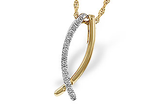C302-25845: NECKLACE .25 TW