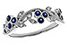 C302-26736: LDS WED RG .23 SAPPHIRE .29 TGW
