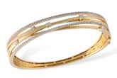 D213-09499: BANGLE BRACELET .91 TW