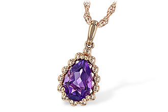 D216-76799: NECKLACE 1.06 CT AMETHYST