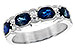 D216-81354: LDS WED RG 1.72 SAPPHIRE 1.90 TGW (5x4MM SAPP)