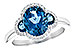 D217-69517: LDS RG 3.04 TW LONDON BLUE TOPAZ 3.20 TGW