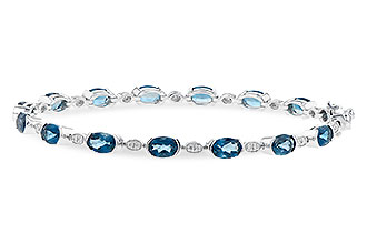 D217-69545: BRACELET 7.20 LONDON BLUE TOPAZ 7.36 TGW