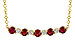 D217-72190: NECK .58 TW RUBY .70 TGW