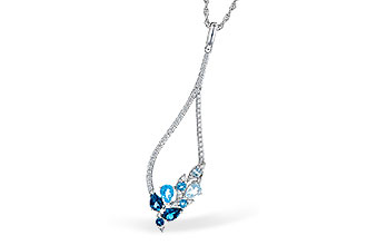 D300-40408: NECK .82 BLUE TOPAZ 1.05 TGW