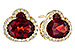 D300-44081: EARR 2.85 TW GARNET 3.06 TGW