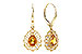 D301-30445: EARR .74 TW CITRINE .90 TGW