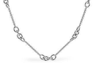 D301-33172: TWIST CHAIN (8IN, 0.8MM, 14KT, LOBSTER CLASP)