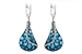 E214-95845: EARR 6.86 BLUE TOPAZ 7.05 TGW