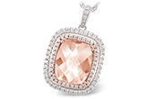 E215-85863: NECK 4.20 MORGANITE 4.66 TGW