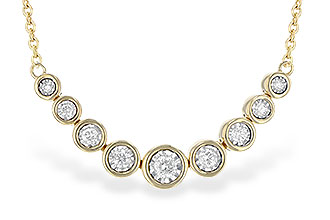 E217-68572: NECKLACE .25 TW (18")
