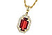 E217-69517: NECK 1.66 GARNET 1.75 TGW