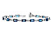 E300-38590: BRACELET 7.90 LONDON BLUE TOPAZ 8.13 TGW