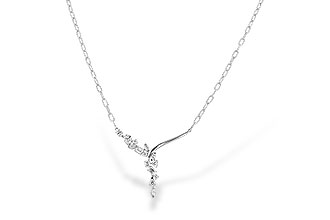 E301-34045: NECKLACE 1.22 TW FANCY CUT DIAMONDS (18")