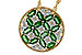 E302-20454: NECK 1.02 EMERALD TW 1.32 TGW
