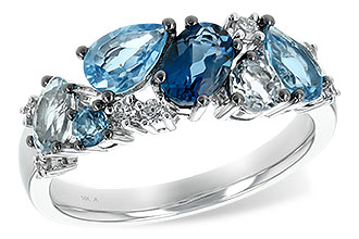 F216-73181: LDS RG 2.05 BLUE TOPAZ 2.16 TGW