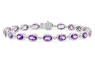 F301-29526: BRACELET 6.86 TW AMETHYST 6.90 TGW