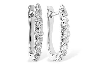 F301-30390: EARRINGS .25 TW