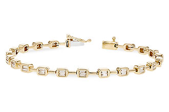 F301-32226: BRACELET .90 TW BAGUETTE