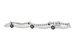 G215-83144: BRACELET .93 BLUE DIAS 1.62 TW