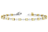 G215-87726: BRACELET 2.80 YELLOW DIA 4.01 TW