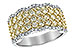 G216-75863: LDS DIA WED RG 1.51 YELLOW DIAS 1.80 TW