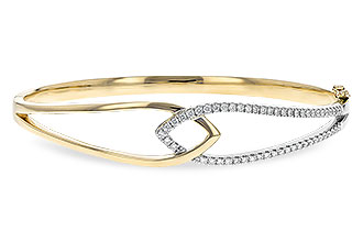 G216-80444: BANGLE BRACELET .50 TW