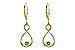 G300-36735: EARR .32 GREEN GARNET .40 TGW