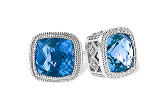 G300-37644: EARR 2.20 TW BLUE TOPAZ