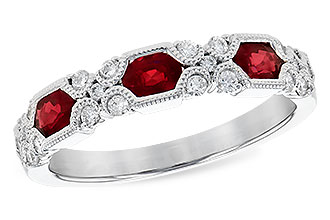 G300-40381: LDS WED RG .74 RUBY 1.00 TGW (4x3MM RUBY)