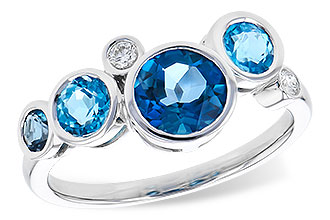 G300-43163: LDS RG 1.40 TW BLUE TOPAZ 1.45 TGW