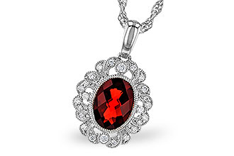 G301-29517: NECK 1.40 GARNET 1.54 TGW