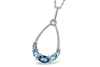 H214-94953: NECK 1.76 BLUE TOPAZ 1.96 TGW