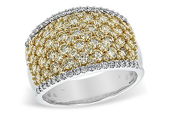 H216-74953: LDS DIA WED RG 1.82 YELLOW DIAS 2.02 TW