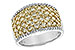 H216-74953: LDS DIA WED RG 1.82 YELLOW DIAS 2.02 TW